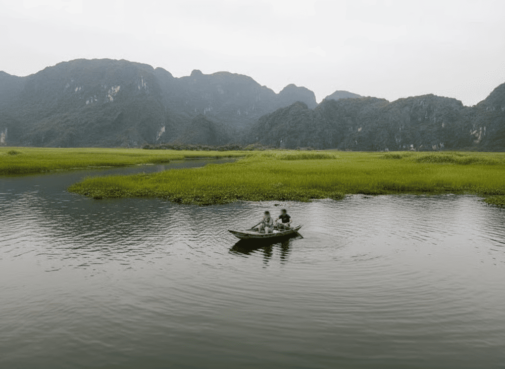 Travelers can easily reach Van Long by car or motorbike from Hanoi and nearby provinces